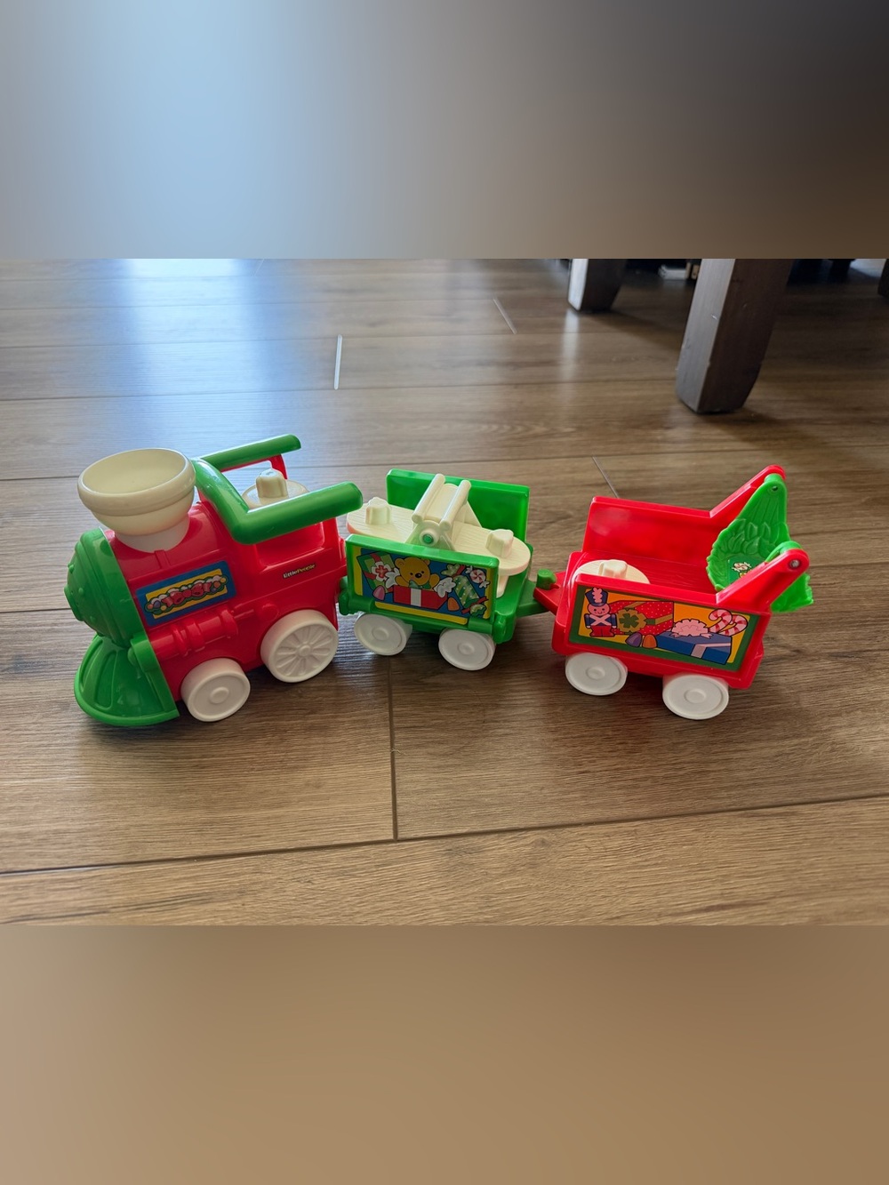 fisher price 2001 little people musical christmas train only no figures